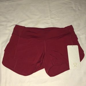 Lulu lemon speed up shorts